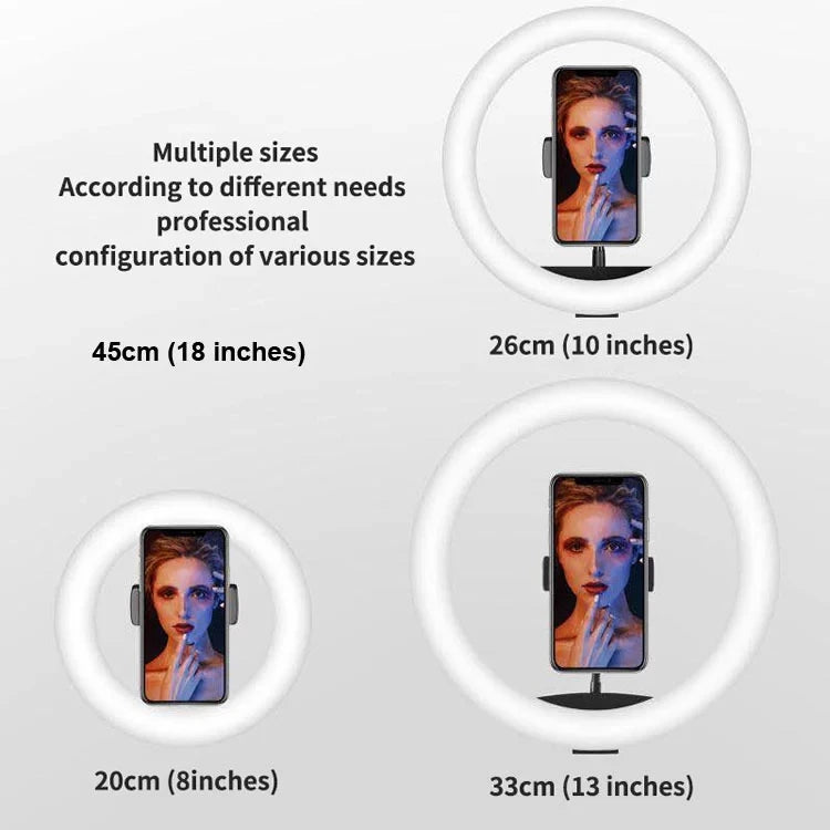 Dimmable Photographic Light Studio Makeup LED Ring Light 13 Inch RGB LED Ringlight 15 Kinds of Lights